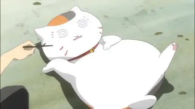 夏目友人帐猫猫老师威胁人都这么可爱
