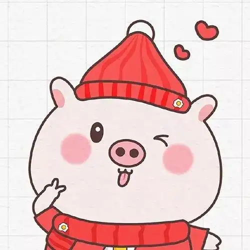 头像壁纸猪年大吉,平安如意
