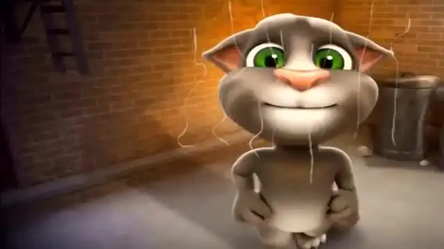 会说话的汤姆猫之汤姆与彩色的棒棒糖儿童搞笑卡通动画
