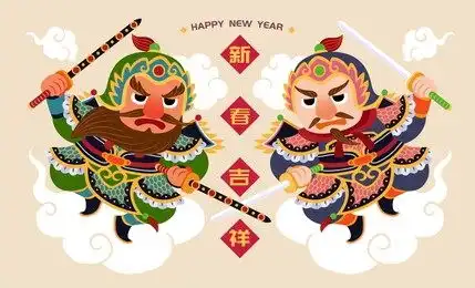 财神与门神图片素材灵感图册站酷海洛正版图片视频字体音乐素材交易平台站酷旗下品牌
