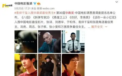 易烊千玺与张译争最佳男主,华鼎奖却被扒是野鸡奖,曾1年举办5次
