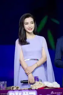 组图李冰冰倡导环保长发披肩紫裙飘飘展女神范儿
