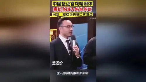 爆笑中国签证官戏精附体,模仿各国大妈说英语
