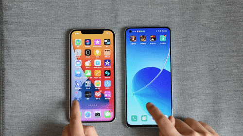 同是直角边设计,国产手机流畅度对比iphone12,丝毫不虚
