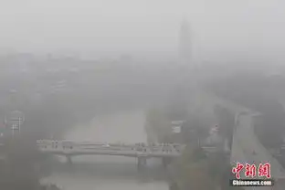 南京迎雾霾围城中度污染能见度低
