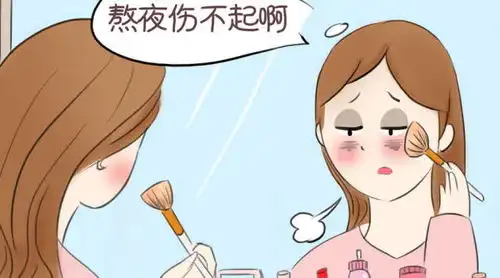 熬夜前的我和熬夜后的我,一张图片吓得我赶紧放下手机睡觉
