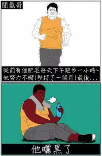 从前有个肥宅每天下午跑步一小时...
