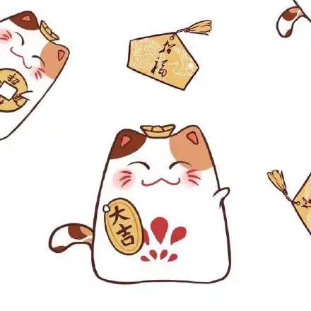 2018年最旺头像图片大全狗年招财猫最好看头像分享
