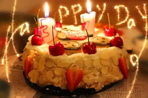 37岁生日蛋糕图片
