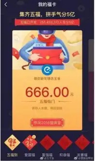 除夕抢红包巨头投入30亿4.5亿人支付宝集五福
