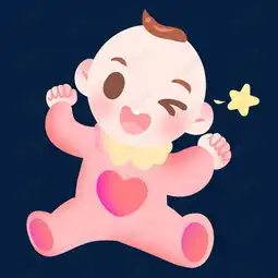 调皮的婴儿装饰插图素材图片免费下载高清psd千库网图片编号11945665
