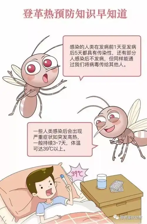 漫画图解登革热,再也不怕蚊子叮咬啦
