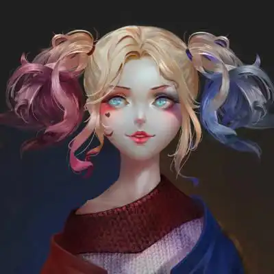 小丑女头像帅气图片大全自杀小队小丑女头像图片
