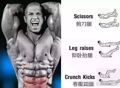 6张图片告诉你腹肌怎么练以及动作要领
