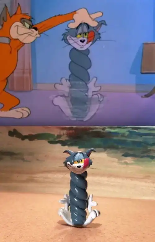 神还原动画猫和老鼠扭蛋太好笑可爱到犯规
