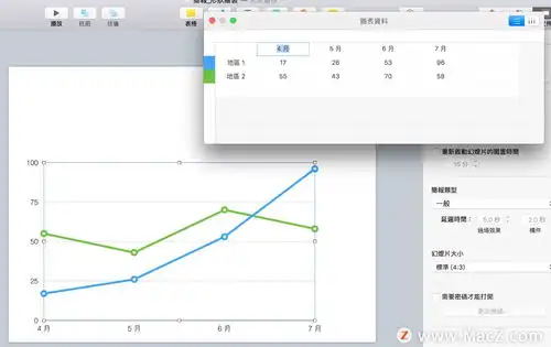 如何使用keynote制作编辑简报图表
